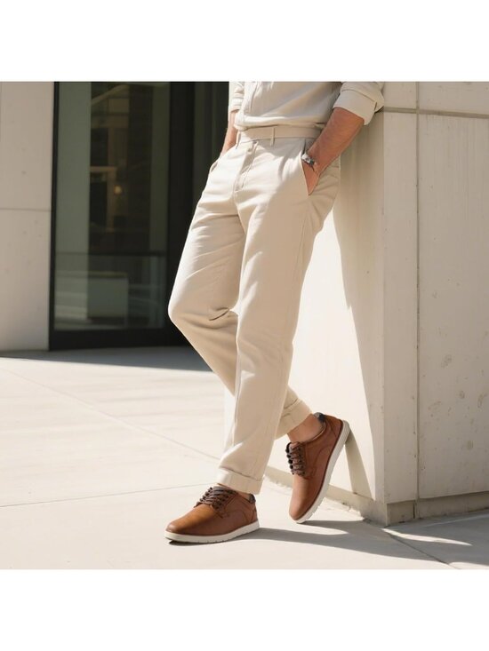 Stylish Men\'s Casual Lace-Up Oxfords - Comfortable Dress Shoes for Work & Travel main image 4